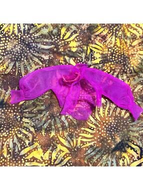 Mattel Barbie/Fashion Doll Replacement Accessory Clothing Sheer Pink Top